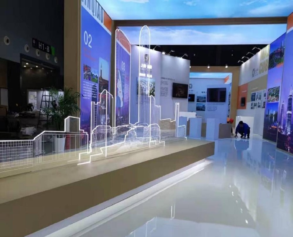 2021城博会金桥政府展台