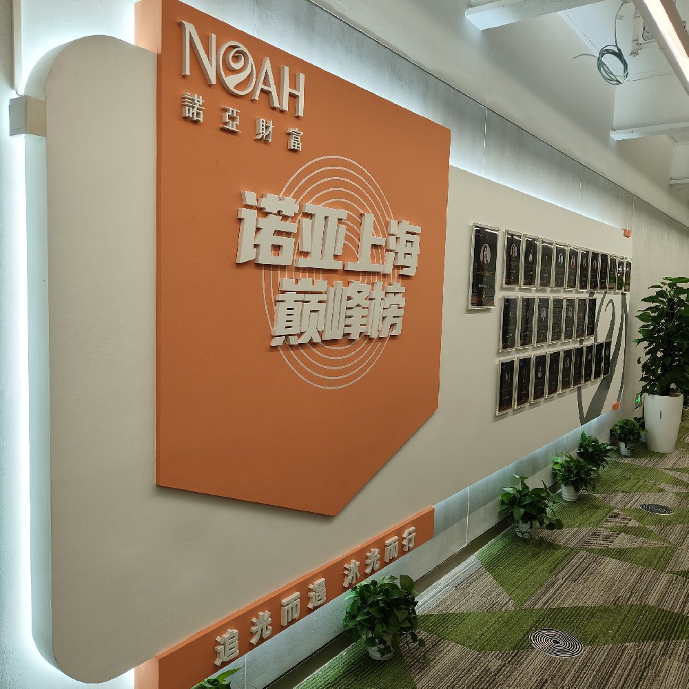 2023诺亚财富上海大区文化墙